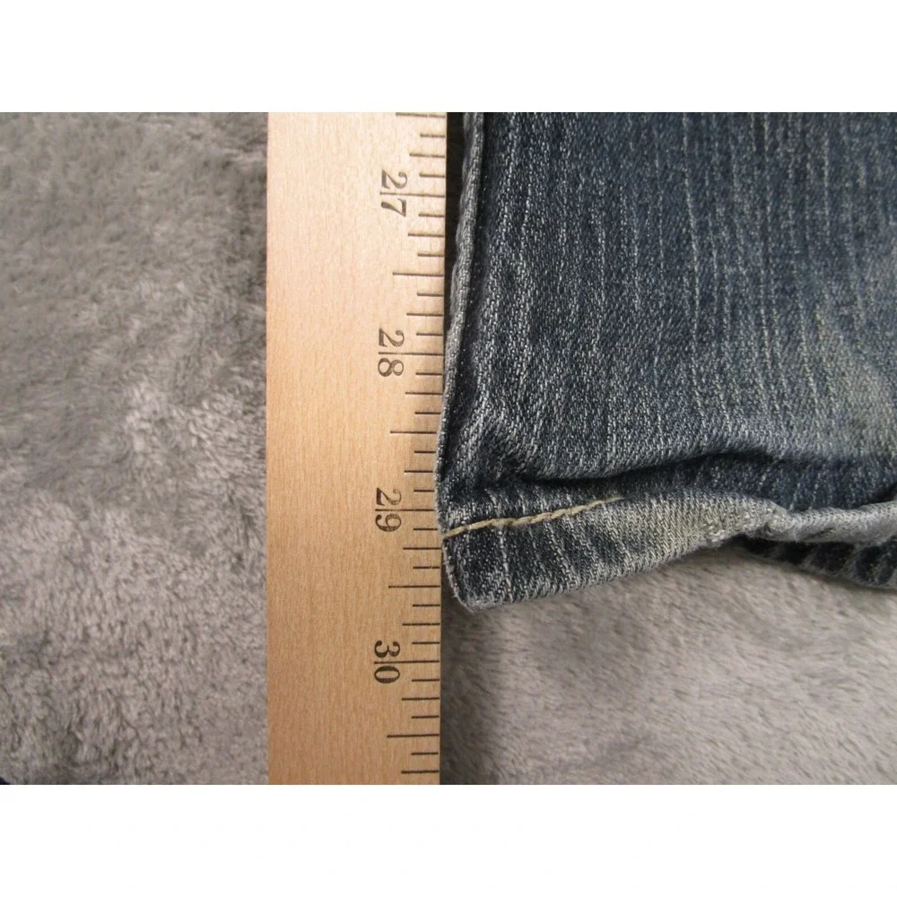 Levis‎ 505 Jeans Mens 38x30 Blue Denim Distressed Pockets Cotton Modern